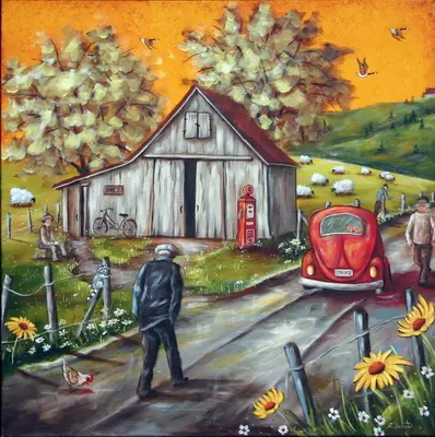 Le matin causerie 36X36