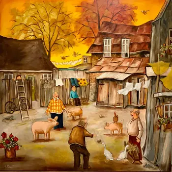 Dans la cour du voisin 36x36
