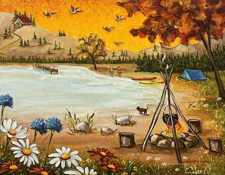 Feu de braise 11×14 Feu de braise 11x14