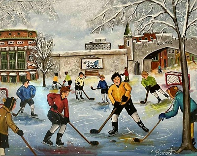 Hockey Québec 16×20 Hockey Québec 16x20