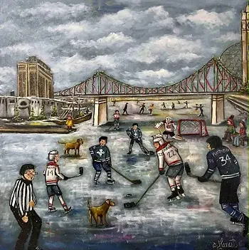 Le pont Jacques-Cartier 24x24