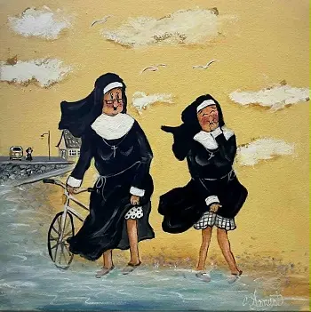 Les sœurs 18x18