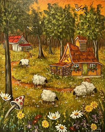 L’été à la campagne16x20 L'été à la campagne16x20