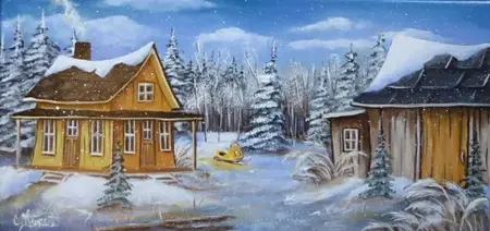 Maison hiver