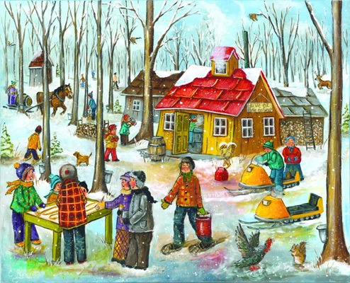 Sirop qu’on s’amuse 24×30 Sirop qu'on s'amuse 24x30